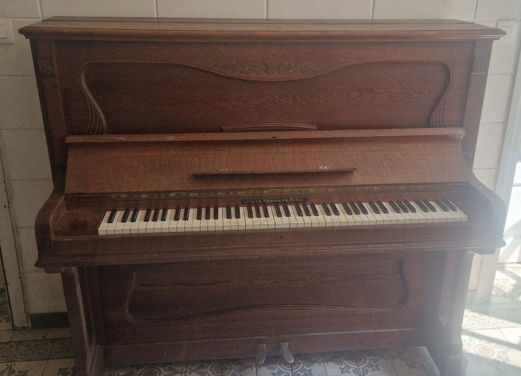 Piano, Muziek en Instrumenten, Ophalen, Gebruikt, Bruin, Piano