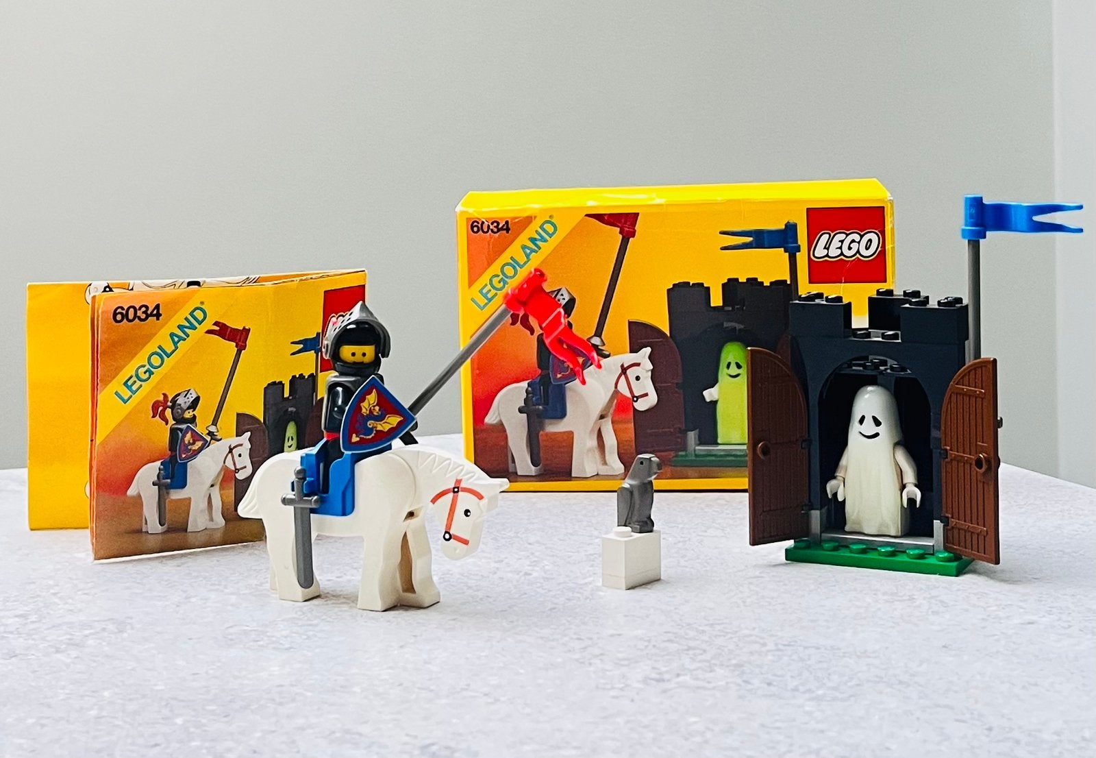 Lego 6034 - Black Monarch’s Ghost - compleet met doos, Gebruikt, Inclusief instructies, Lego, Ophalen of Verzenden