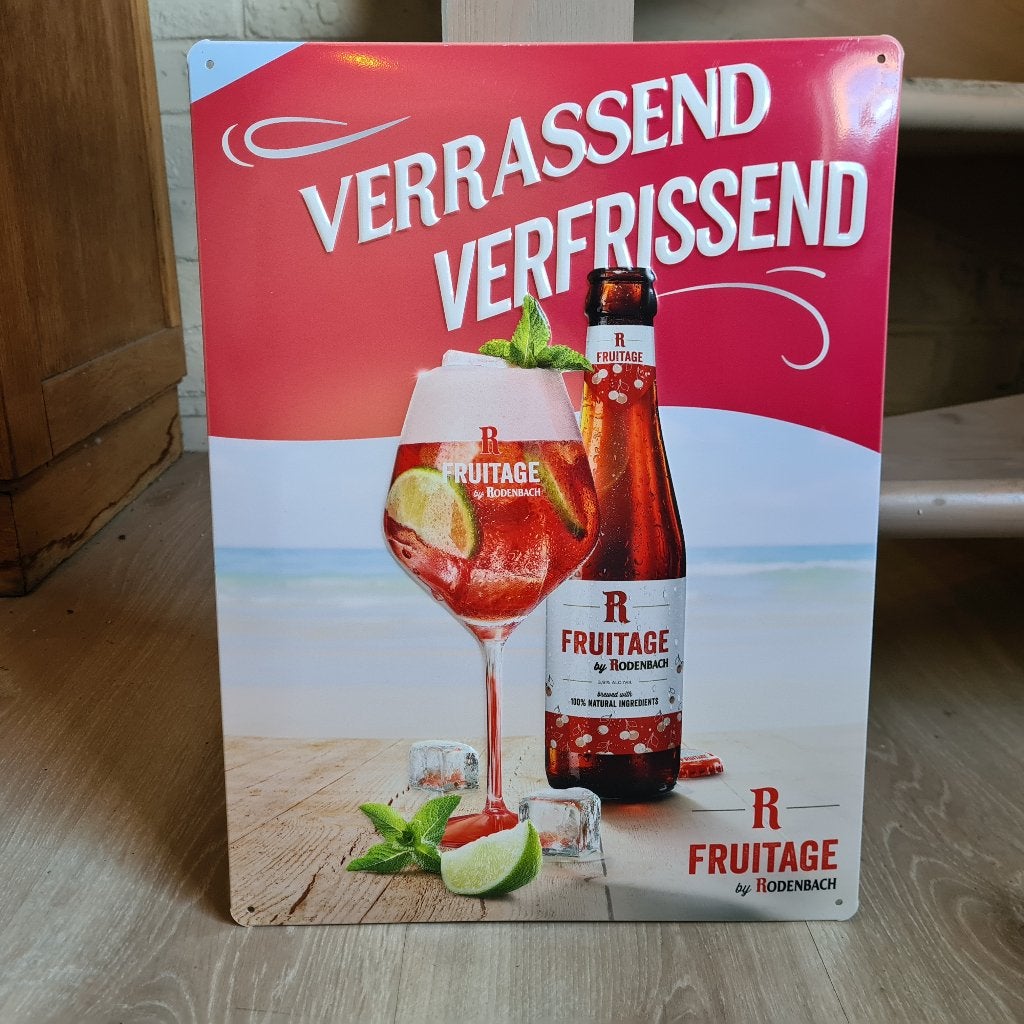 Reclamebord Rodenbach, Verzamelen, Ophalen of Verzenden, Reclamebord