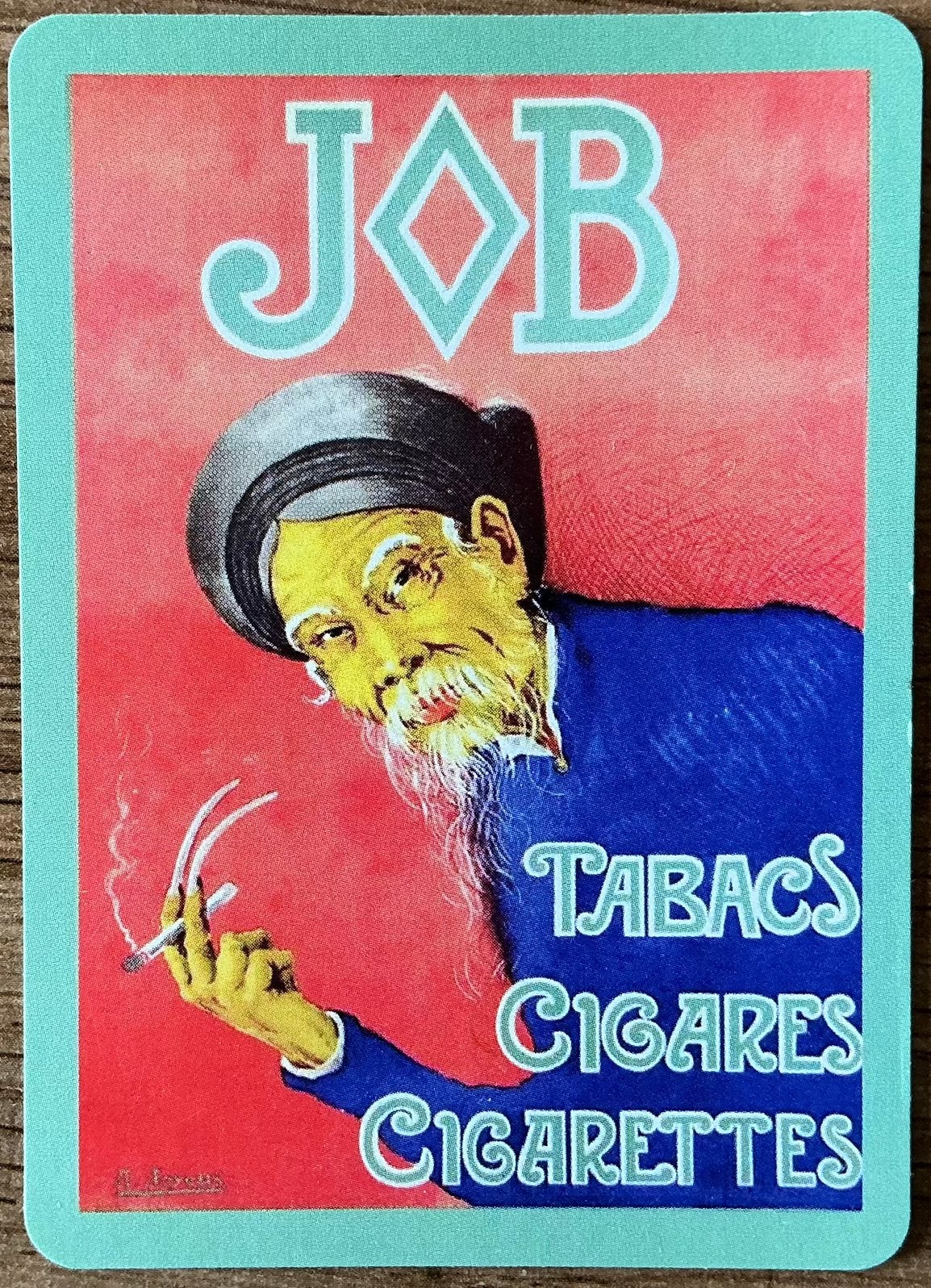 Splk JOB TABACS/CIGARES/CIGARETTES, Ophalen of Verzenden, Zo goed als nieuw, Speelkaart(en)