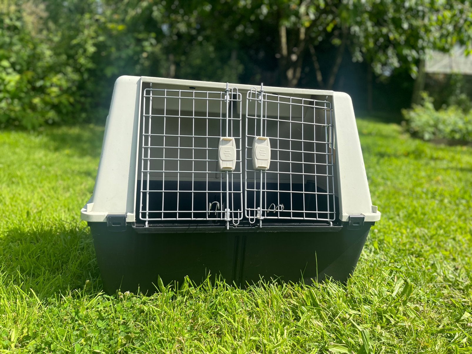 Cage de transport chien Topmast Car 80 – double porte, Enlèvement, Utilisé
