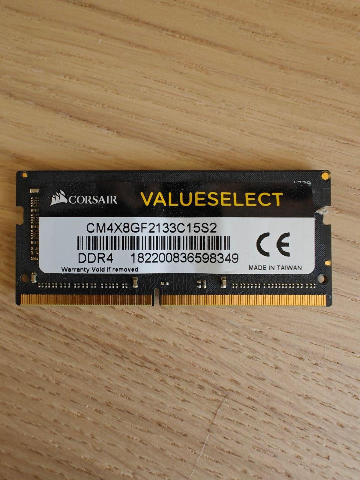 8GB DDR4 SODIMM laptop RAM, Computers en Software, RAM geheugen, Gebruikt, DDR4, 8 GB, Ophalen of Verzenden