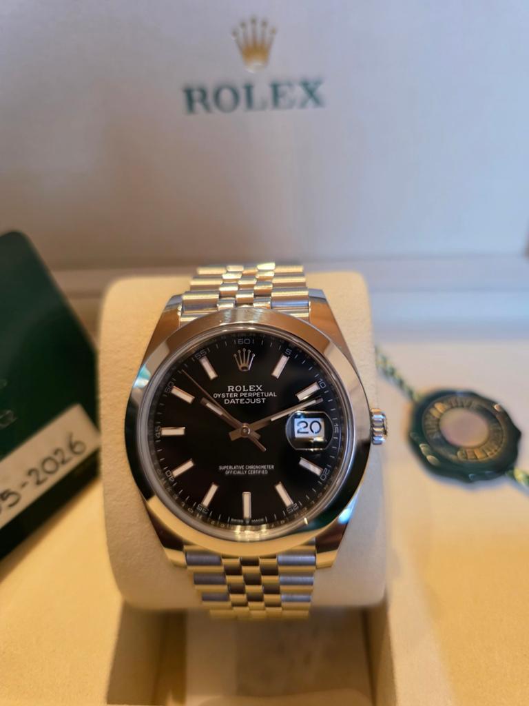 NIEUWE ROLEX DATEJUST 41MM JUBILEE 5J GARANTIE, Enlèvement, Rolex