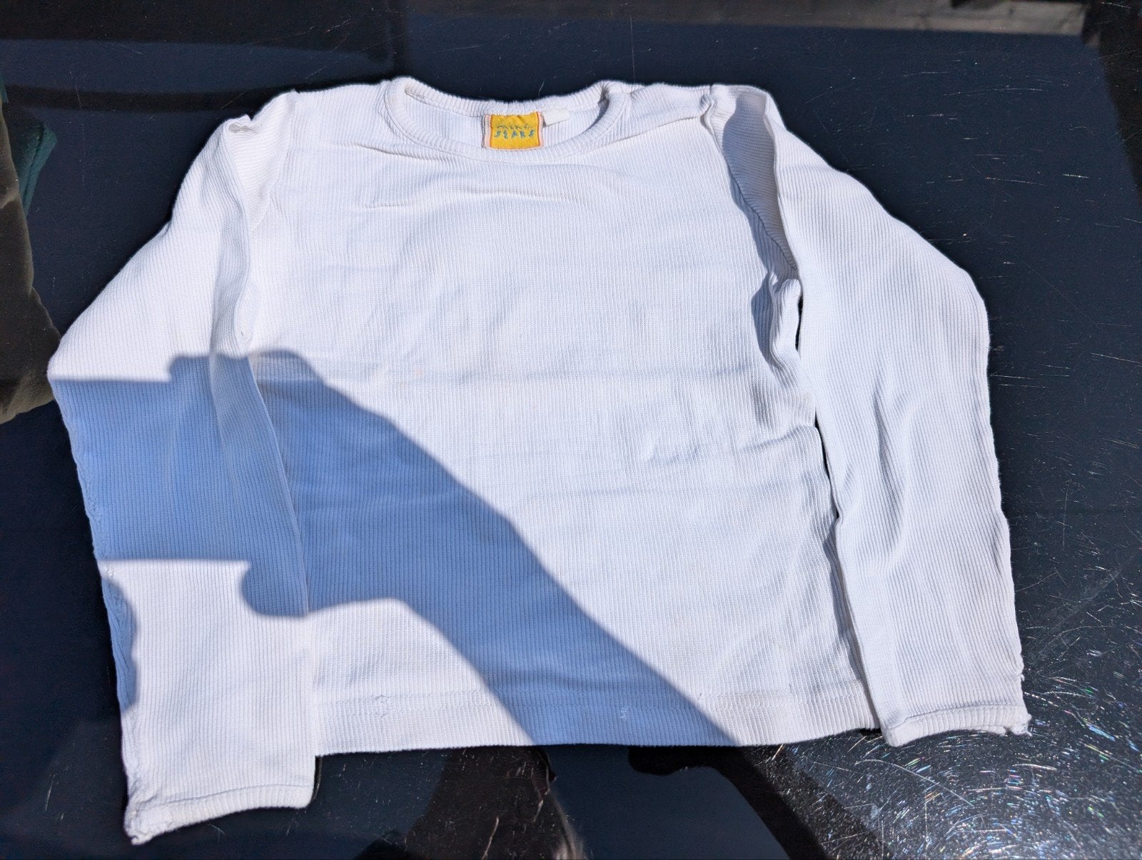 Wit blouse van Mini stars, Kinderen en Baby's, Babykleding | Overige, Ophalen of Verzenden, Zo goed als nieuw, Mini stars, Meisje