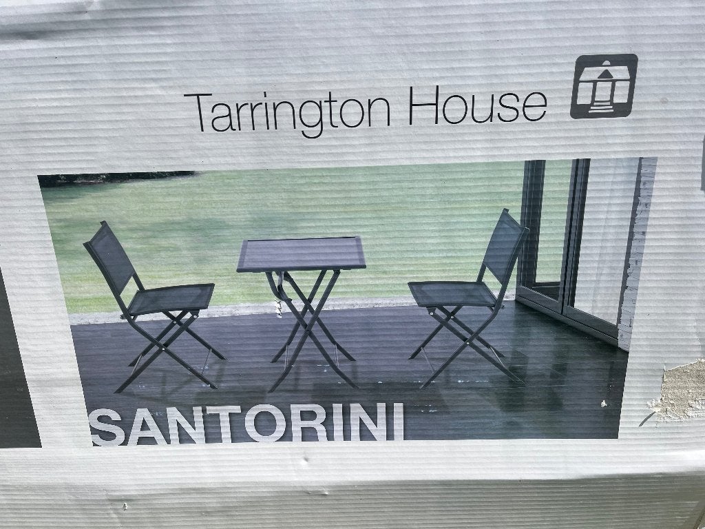 Santorini Tarrington House, Bijzettafel, Aluminium, Zo goed als nieuw, Tuinset