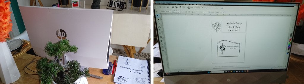 PC + Logiciel de gravure funéraire pro, Envoi, Comme neuf