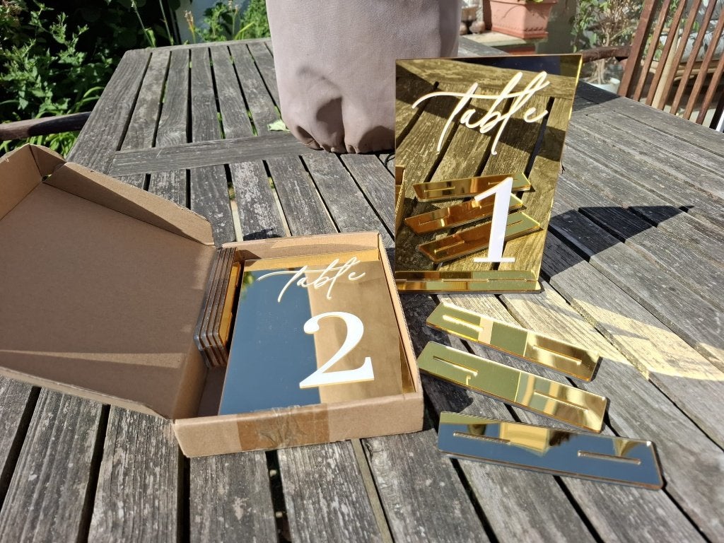 Set van 8 cijfers voor ceremonetafels, Ophalen of Verzenden