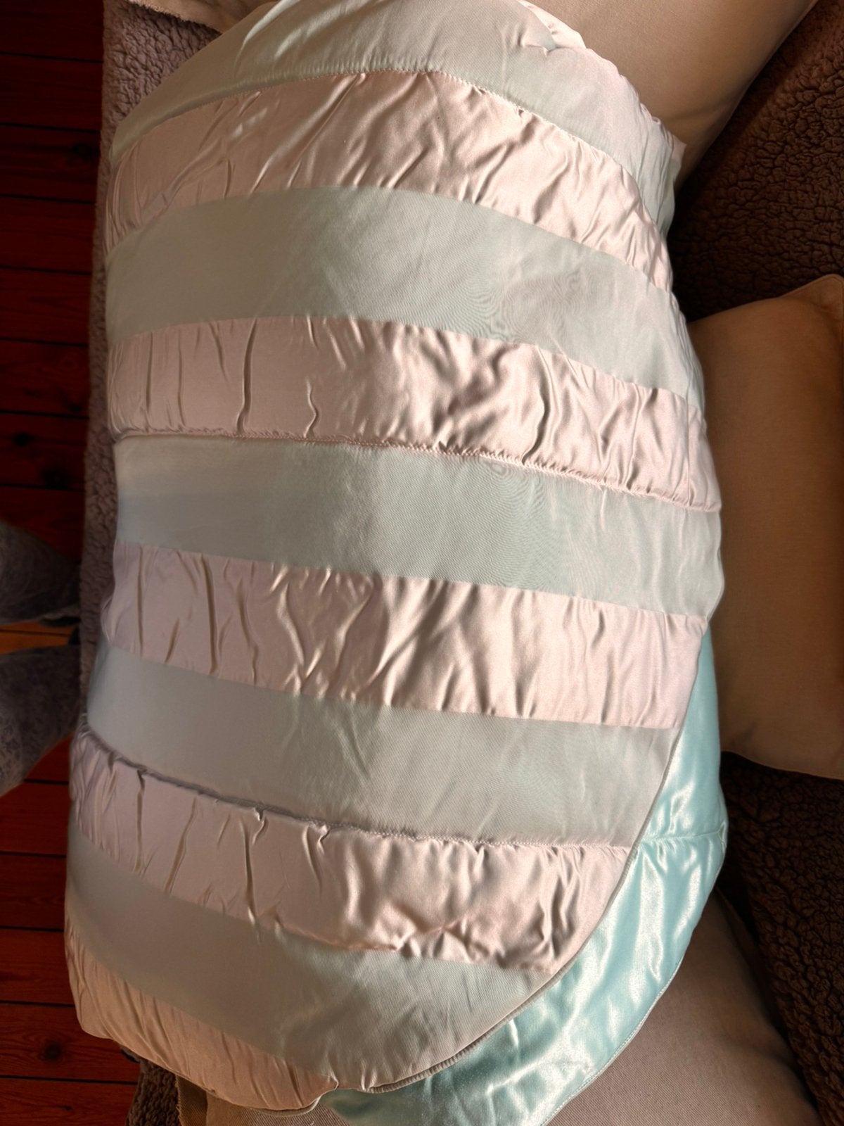 Bedsprei, Huis en Inrichting, Ophalen, Zo goed als nieuw, Beige