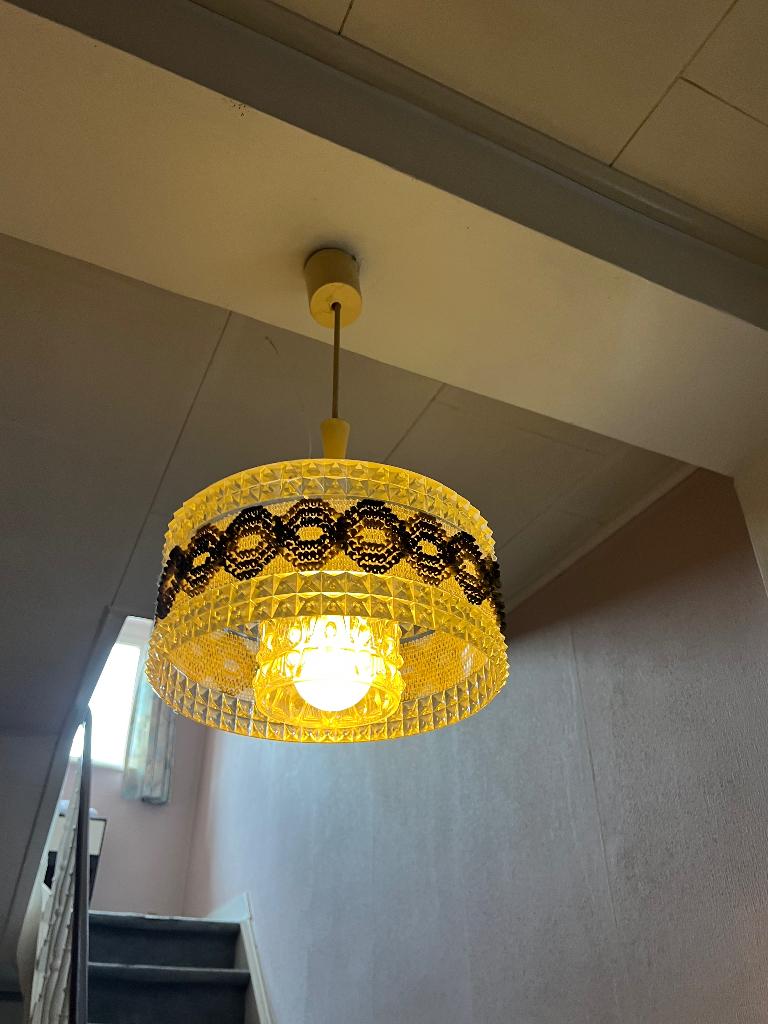 Lustre Space age vintage, Enlèvement ou Envoi