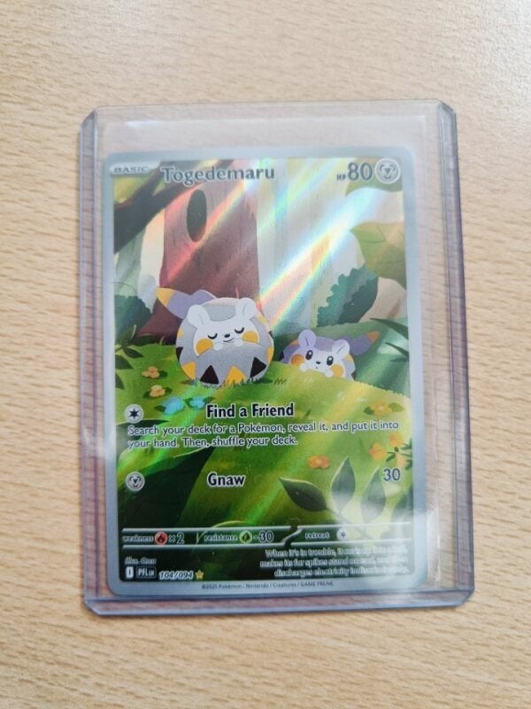 Togedemaru | Phantasmal Flames | Illustration Rare, Ophalen, Nieuw, Losse kaart, Foil