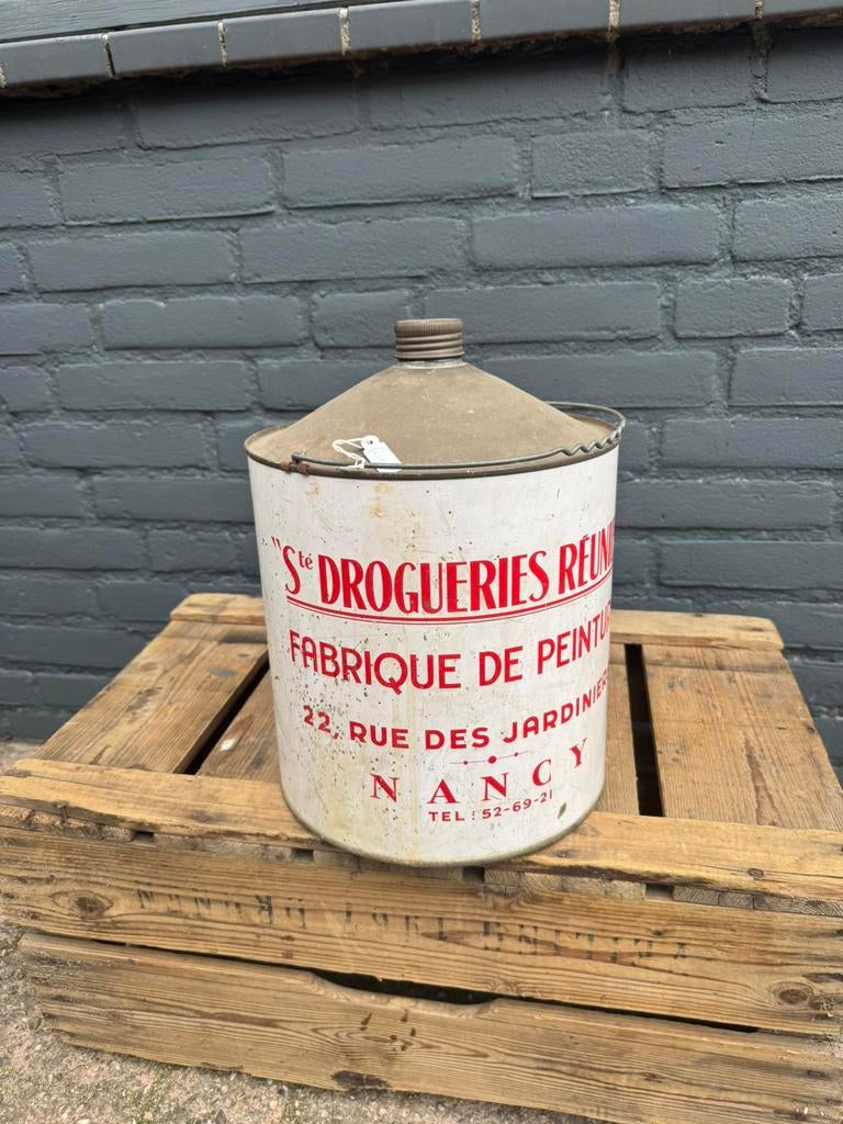 Boîte publicitaire vintage SDR, Enlèvement ou Envoi, Utilisé, Autre, Autres marques