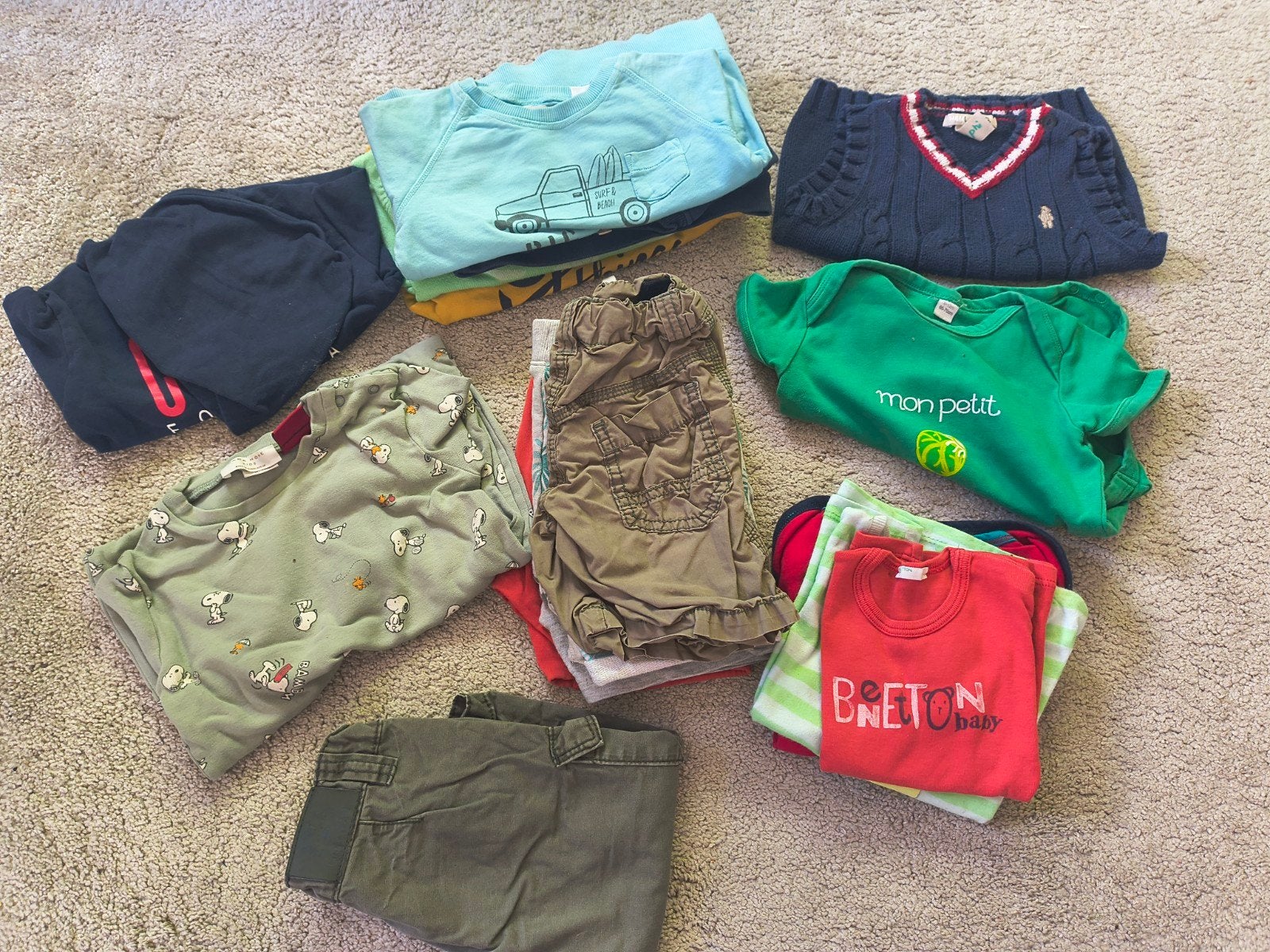 Lot été garçon 9-12 mois, Enfants & Bébés, Enlèvement, Garçon, Pantalon