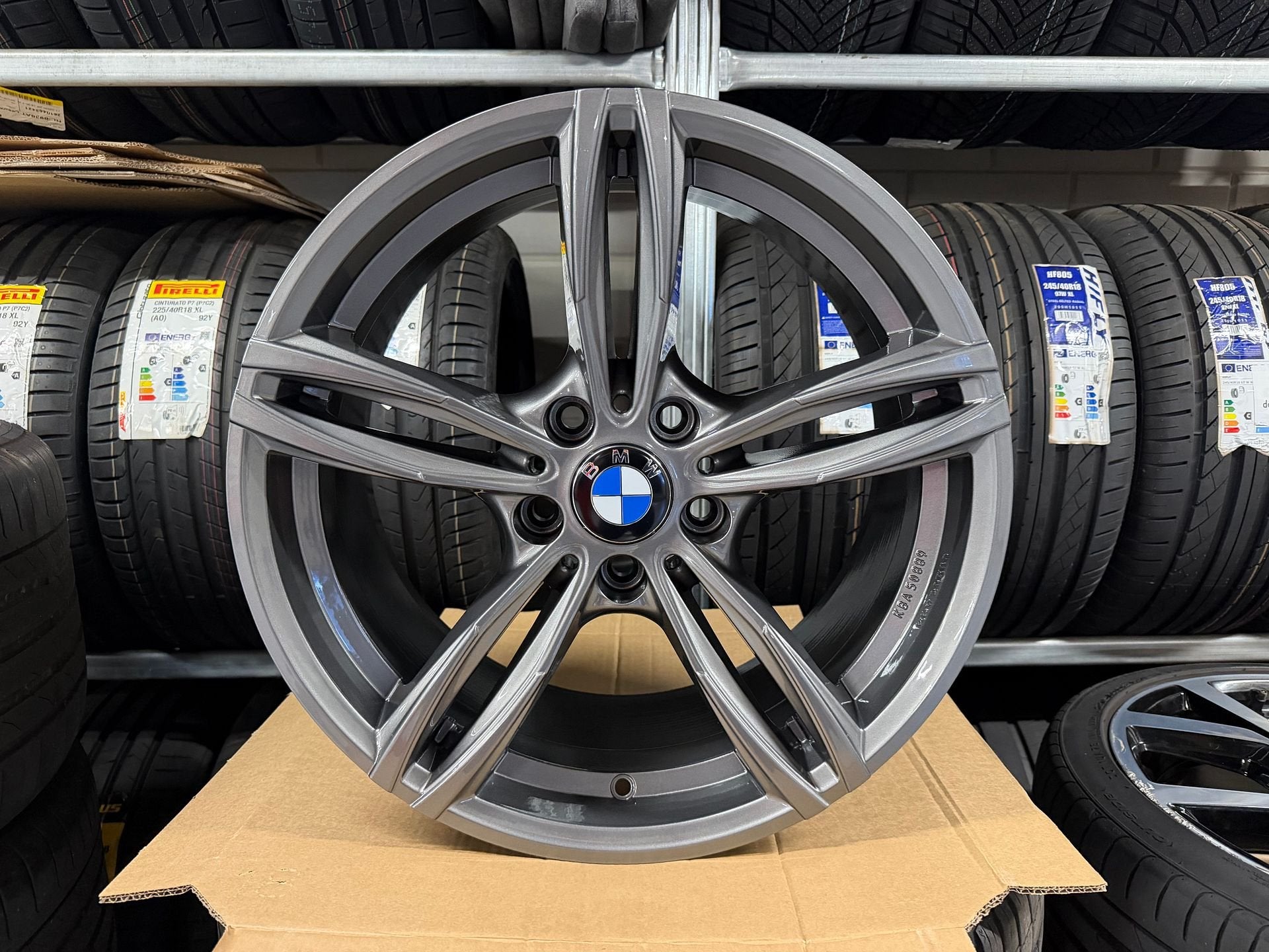 NIEUW 18inch BMW M3/M4 Style Breedset Velgen! 5x120 E90 F30, 18 inch, -, -, Banden en Velgen