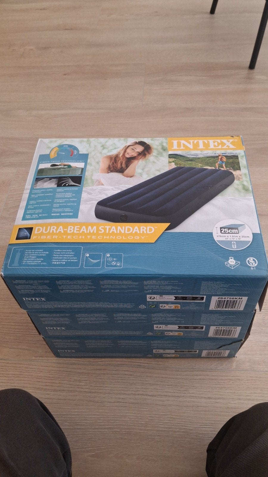 luchtmatras, Ophalen
