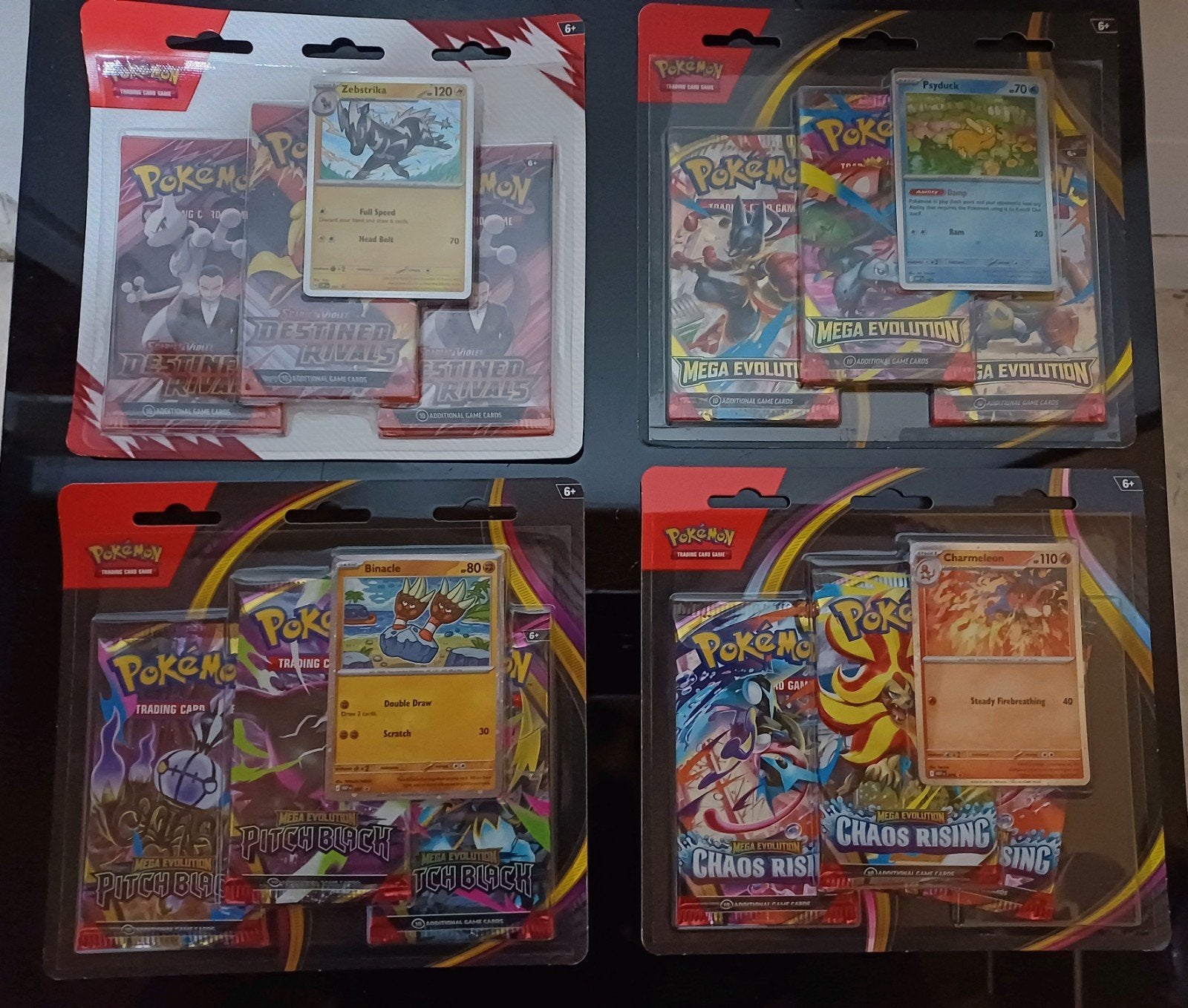 différents blisters en pack de 3 de ma collection personnell, Enlèvement