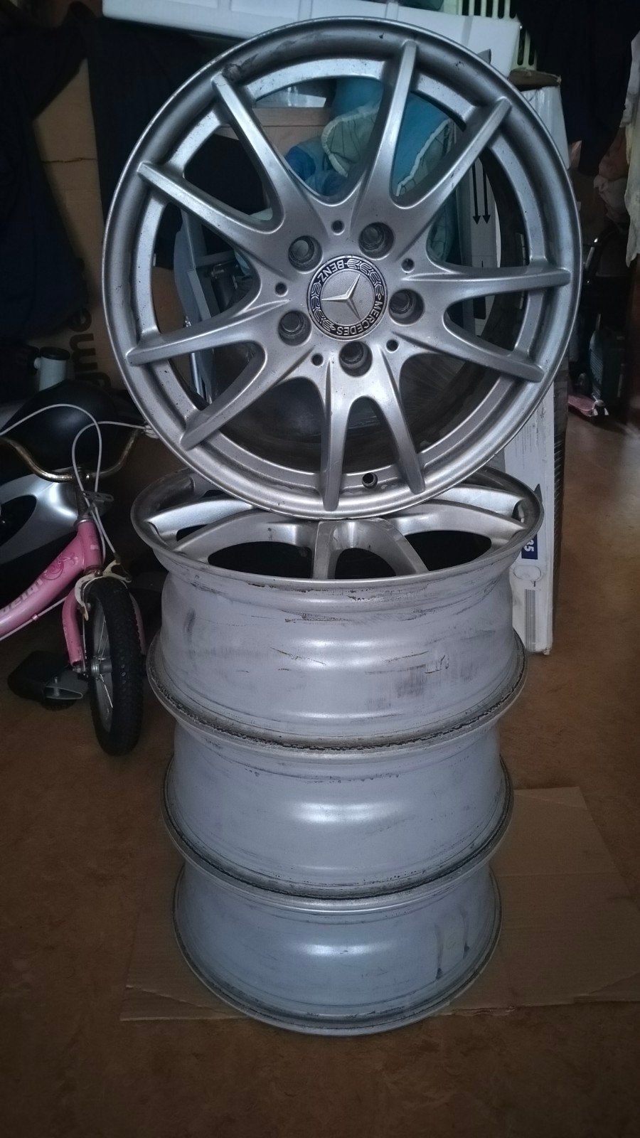 originele Mercedes velgen 300€, Auto-onderdelen, Ophalen, Gebruikt, Velg(en), 16 inch