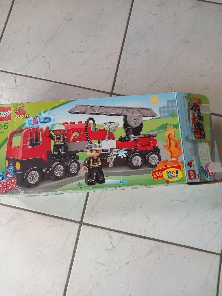 Duplo - brandweerwagen, Ophalen, Compleet, Gebruikt, Duplo