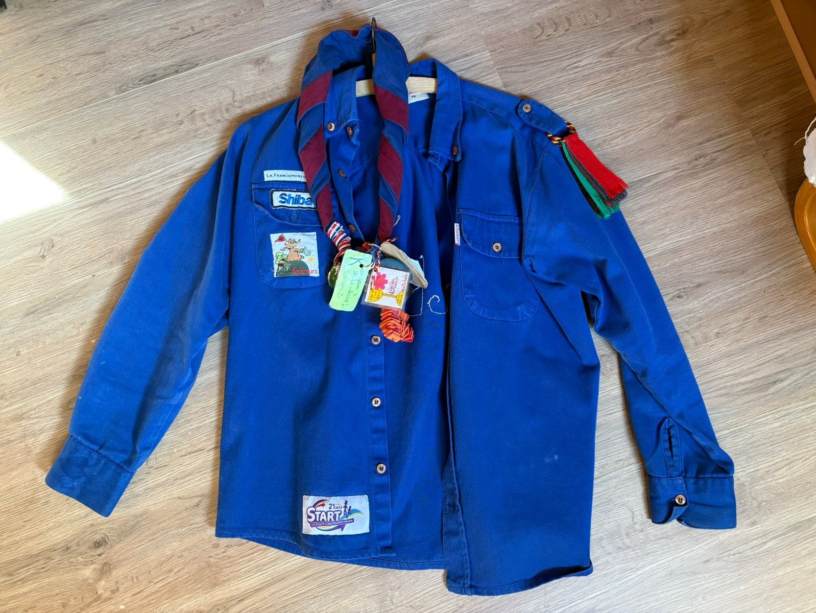 Blauw shirt Roy - Scouts, Ophalen, Zo goed als nieuw