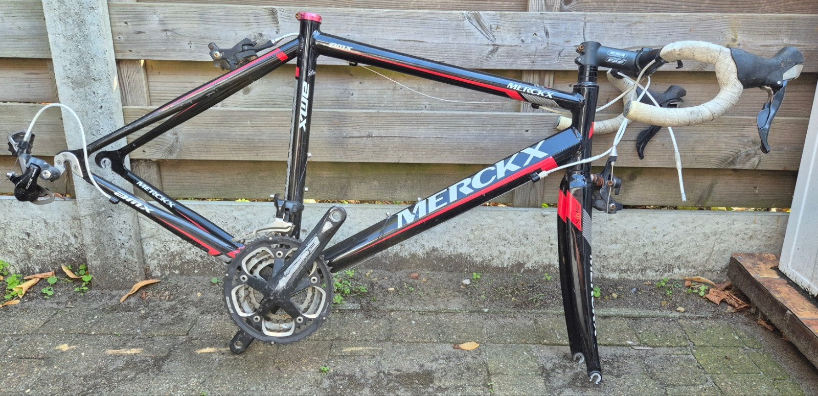 fiets kader, Ophalen