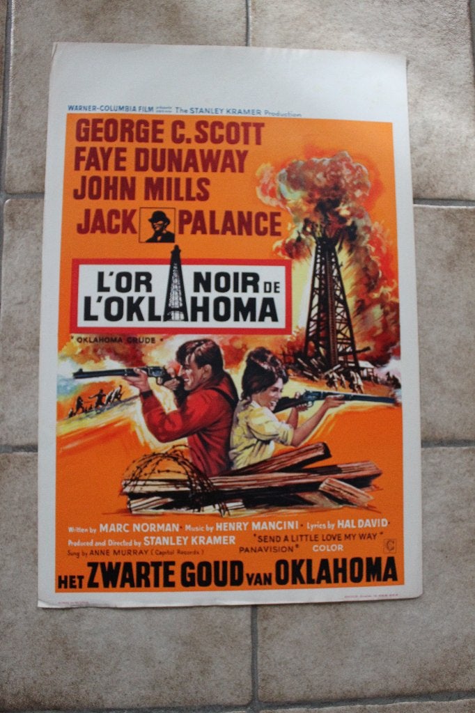 filmaffiche Oklahoma Cruide 1972 filmposter, Enlèvement ou Envoi, Rectangulaire vertical, A1 jusqu'à A3, Comme neuf