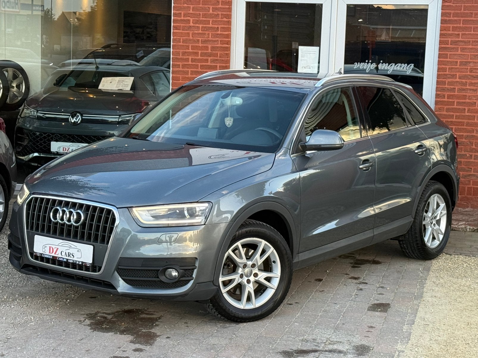 AUDI Q3 2.0TDI 136PK |NAVI | DIGITALE AIRCO |CRUISE CONTROL, Auto's, Euro 5, Stof, Zwart, https://public.car-pass.be/vhr/95bde929-9931-437e-b2bc-da08b40a05d5