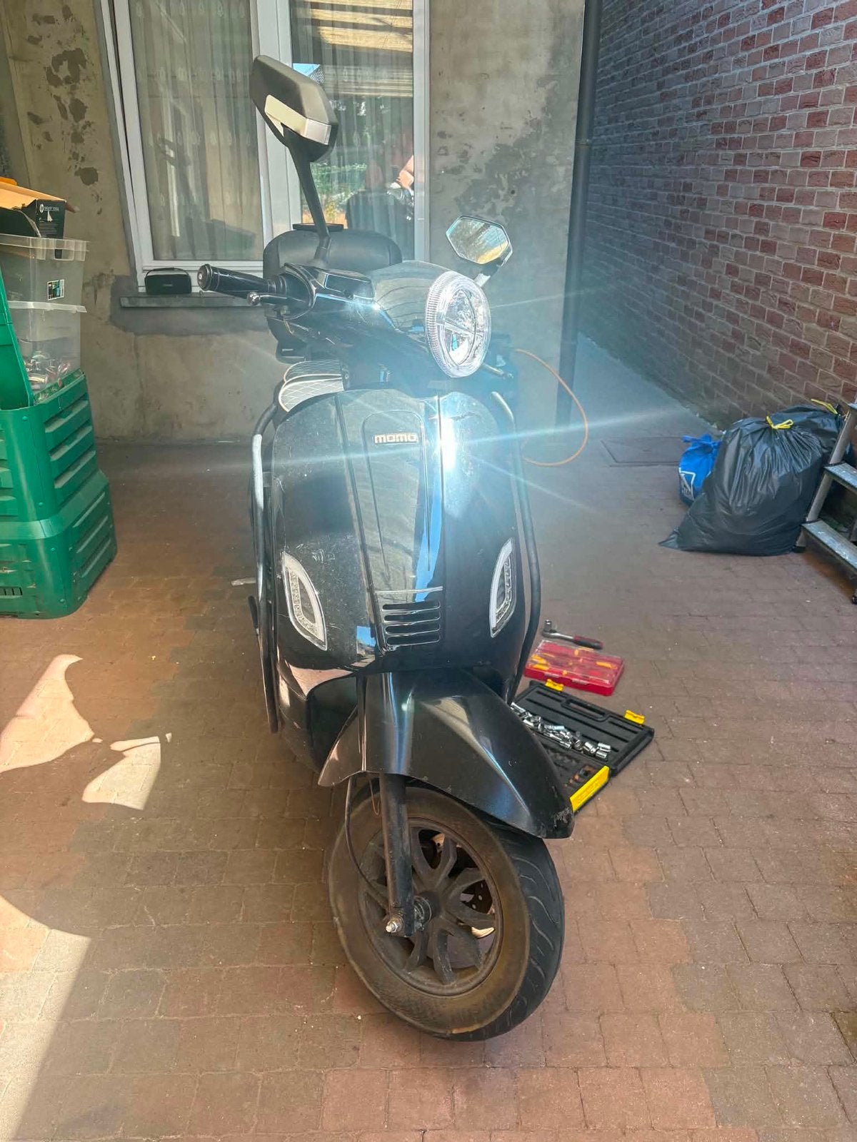 Tekoop momo morino a klasse bouwjaar 2018   Deze start en ri, Ophalen, Klasse A (25 km/u), Zo goed als nieuw, 50 cc