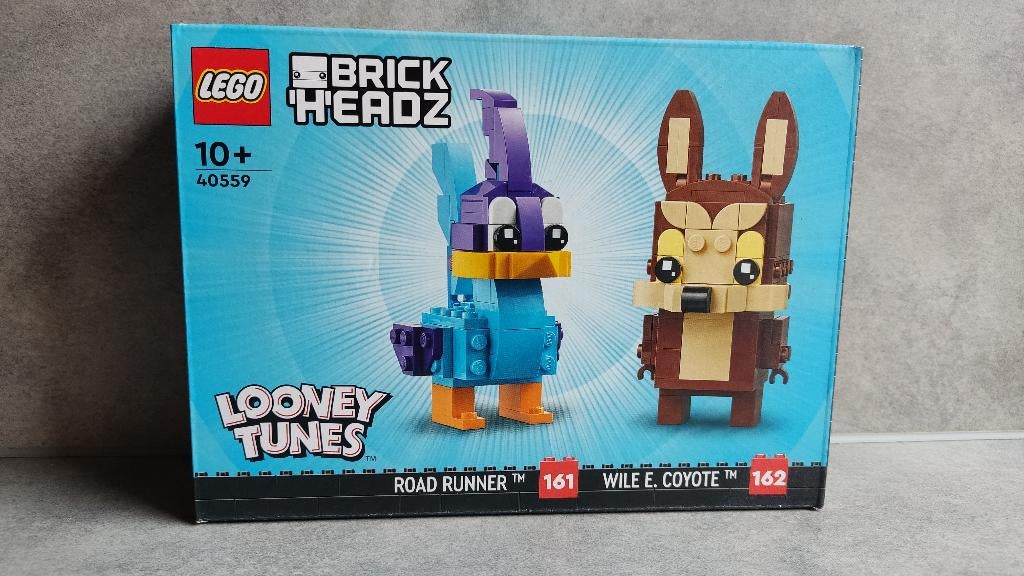 lego brickheadz 40559 road runner & wile e coyote, BrickHeadz, Lego, Nieuw, Ophalen of Verzenden