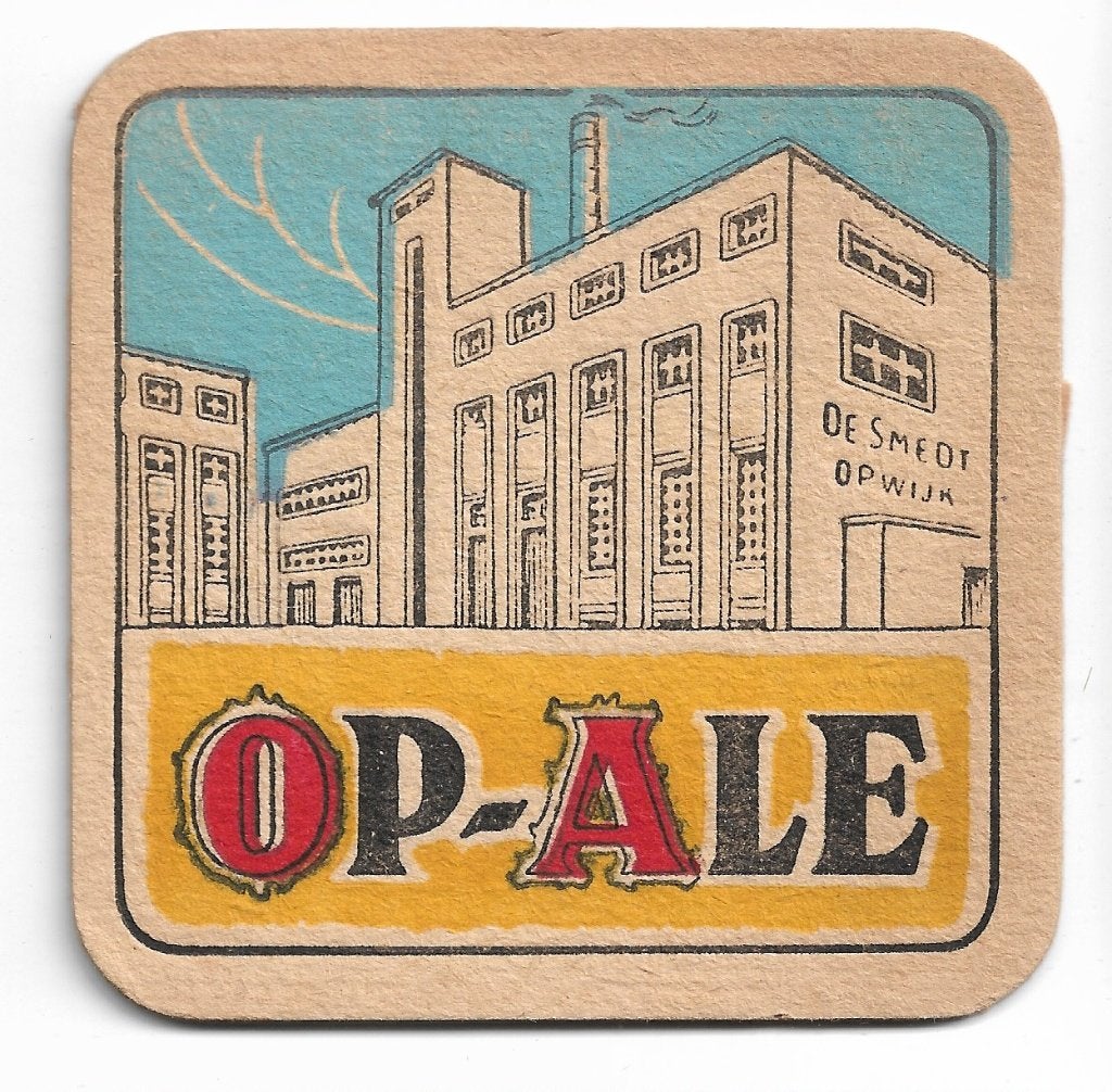 sous-bock Op-Ale, Verzamelen, Biermerken, Ophalen of Verzenden, Zo goed als nieuw, Viltje(s)