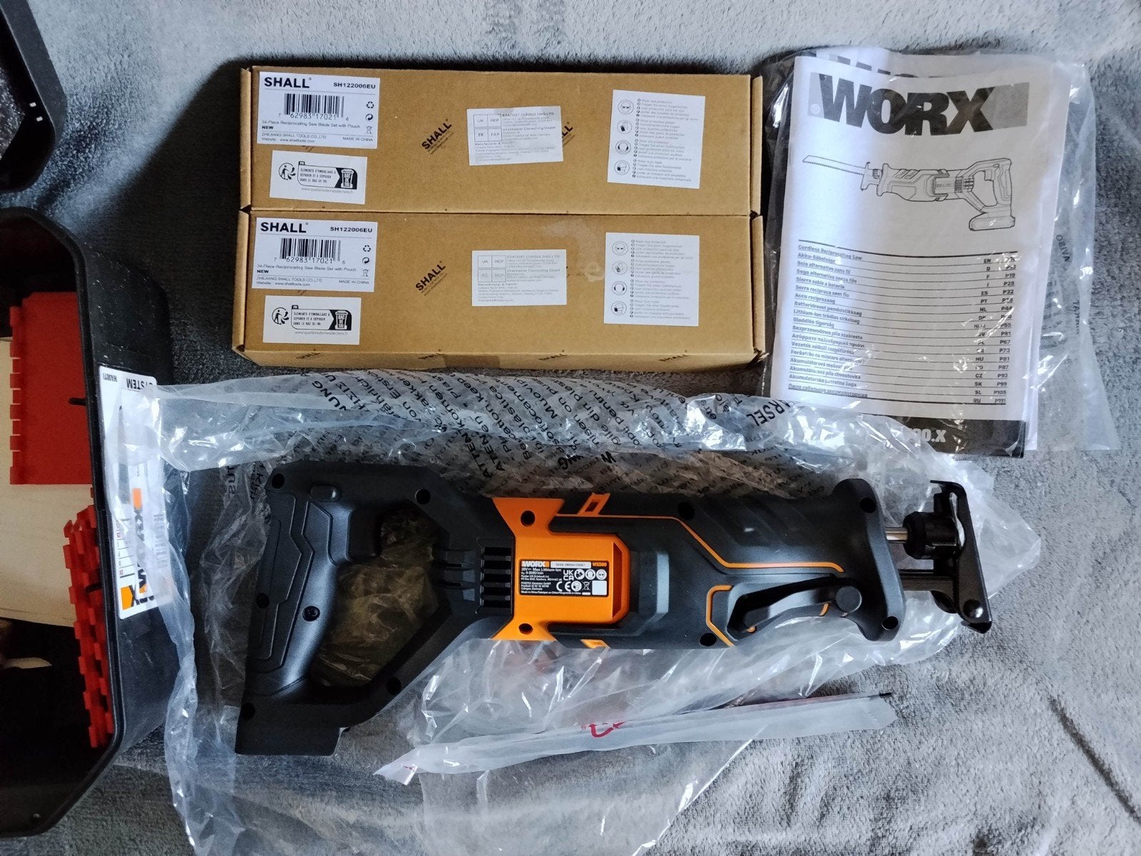 Worx scie sabre wx500.9, Bricolage & Construction, Enlèvement