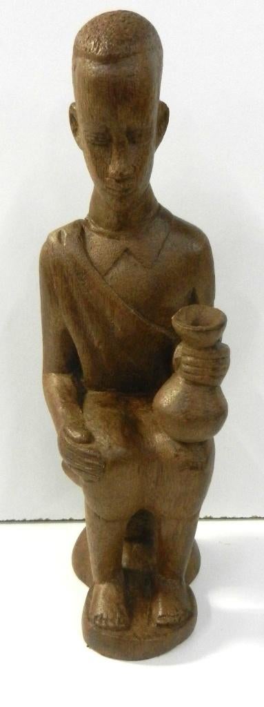 beelden, Antiek en Kunst, Ophalen of Verzenden, Afrika, Handgemaakt, Man