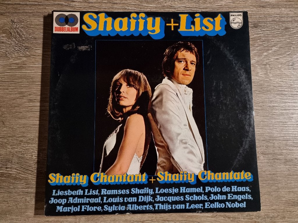 2xLP Shaffy + List – Shaffy Chantant + Shaffy Chantate, Cd's en Dvd's, Vinyl | Nederlandstalig, LP, Gebruikt, Dubbel-LP, Cabaret of Kleinkunst