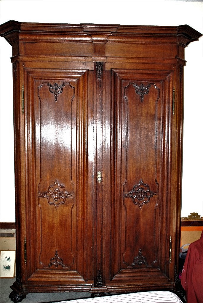 GRANDE ARMOIRE, Maison & Meubles, Estimée 18e, Enlèvement, Utilisé, Chêne