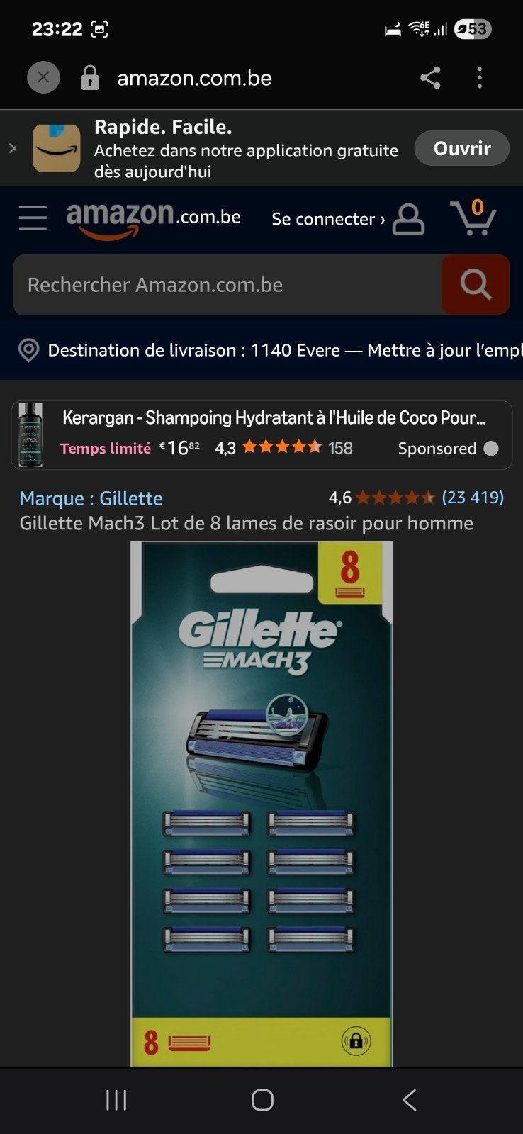 Gillette-scheermes, Ophalen of Verzenden