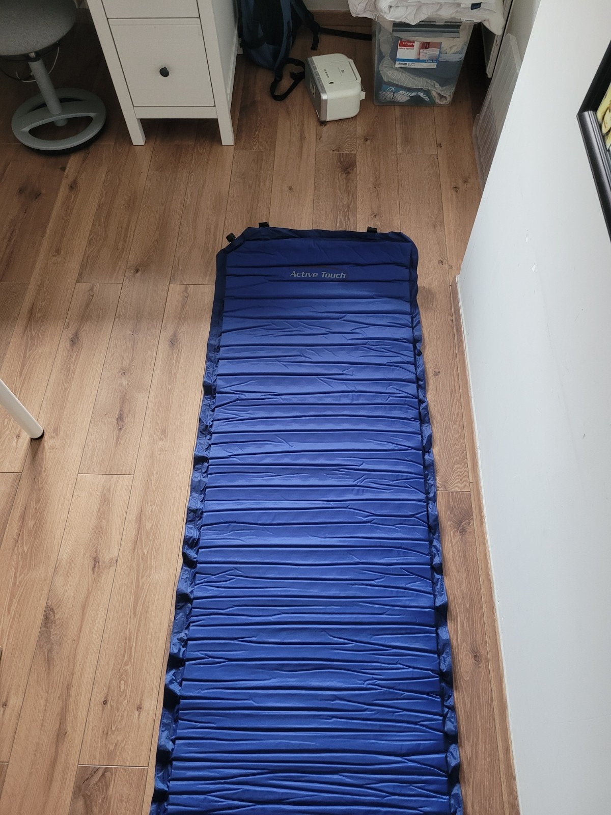 Opblaasbaar kampeermatras, Ophalen, Ingebouwde pomp, Zo goed als nieuw, 1-persoons