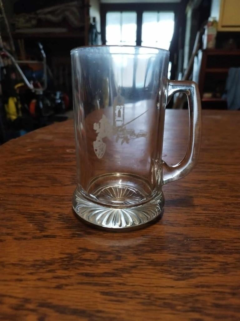 Lot de verres à bière de collection (Ville de Thuin), Ophalen of Verzenden, Nieuw, Bierglas
