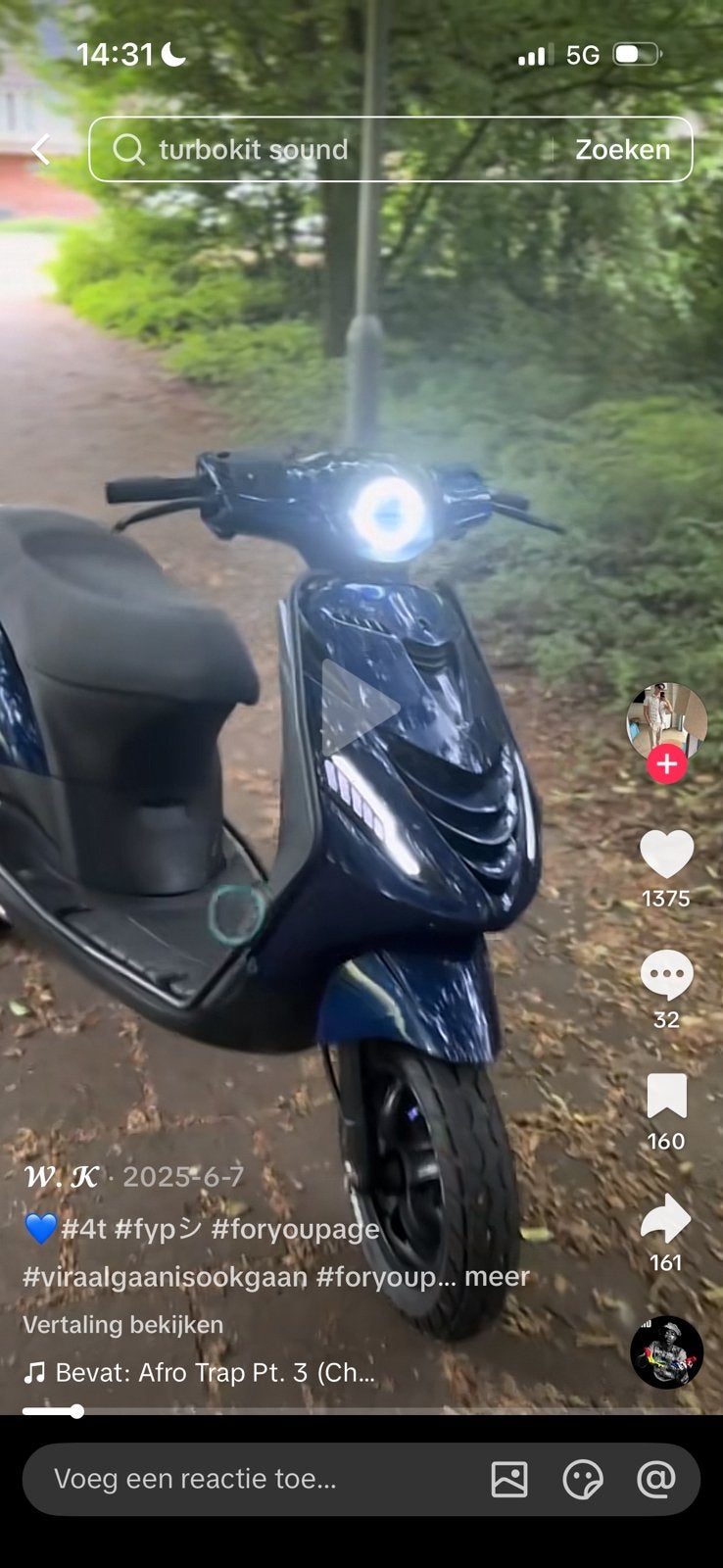 Project scooter 2t b klasse, Ophalen, Zo goed als nieuw, Zip