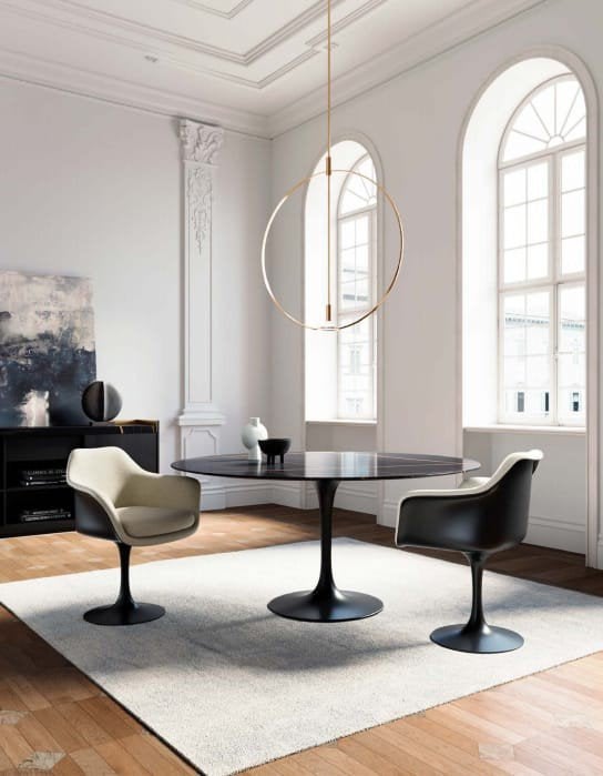 table tulipe chaises tulipe Eero Saarinen cabinets, Antiquités & Art, Enlèvement ou Envoi