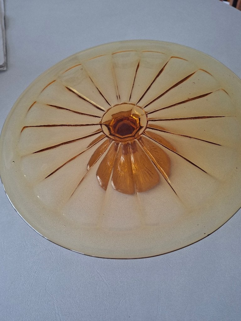 Taartschotel in glas, Ophalen, Gebruikt, Vintage, Glas