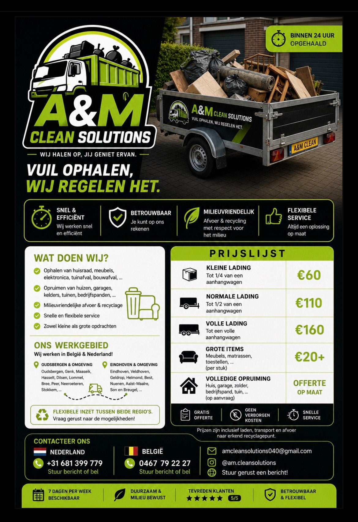 Vuil ophalen? Wij regelen het‼️, Enlèvement