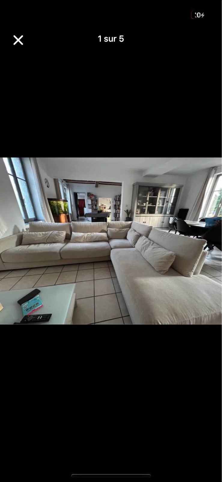 Salon angle, Enlèvement, Comme neuf