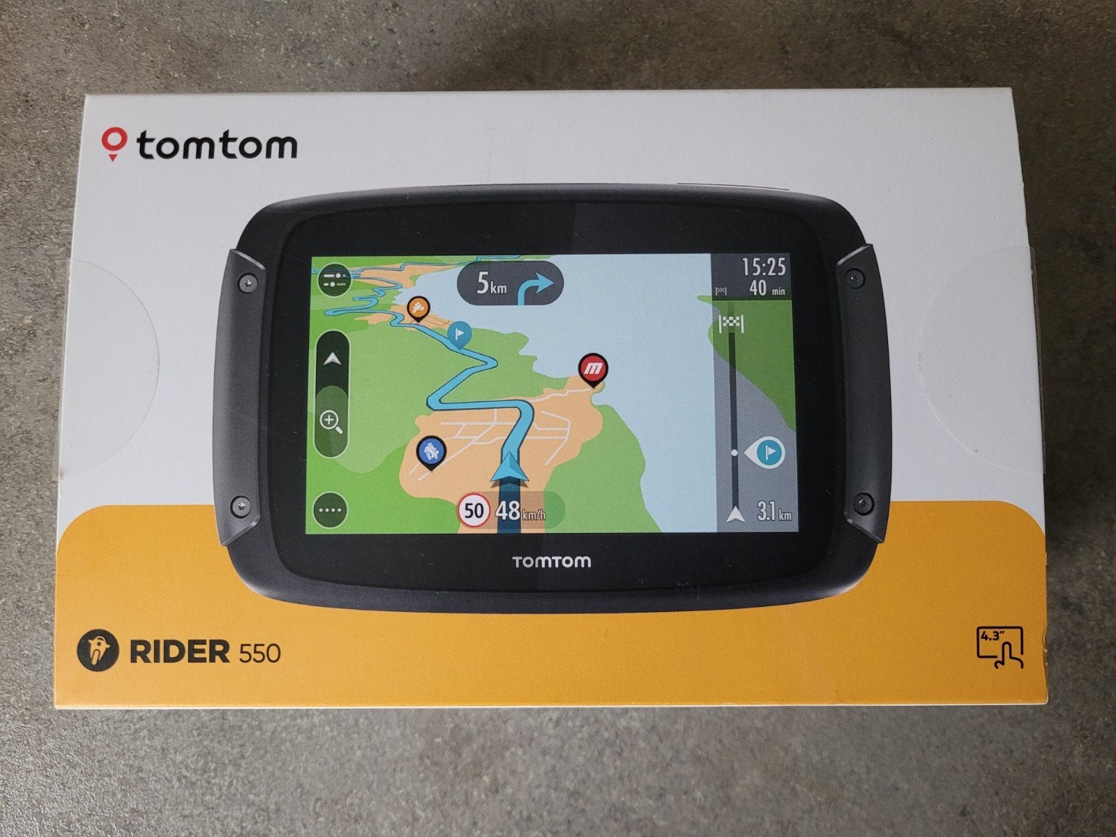Splinternieuwe TomTom Rider 550 motornavigatie, Ophalen of Verzenden, Nieuw