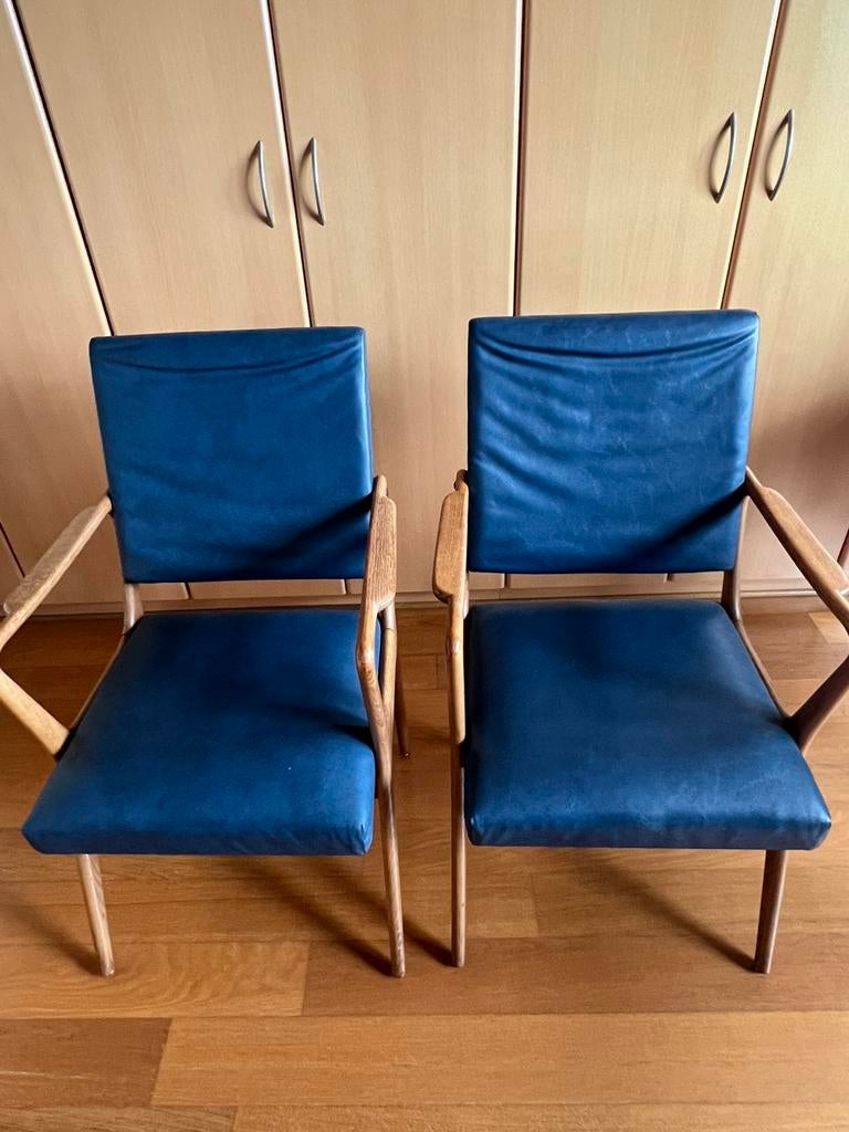 2 stoelen met armleuning, Maison & Meubles, Fauteuils, Enlèvement, Utilisé