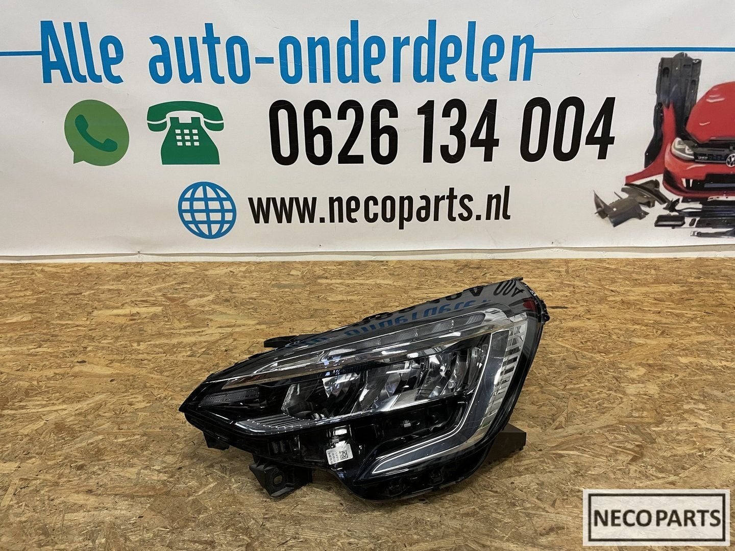 RENAULT CLIO 5 VOL LED KOPLAMP LINKS 260604183R ORIGINEEL, Gebruikt, -, Renault, -