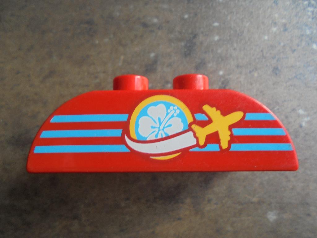 Lego Duplo Brick 2x4 Slope Curved Double (zie foto's) 2, Enlèvement ou Envoi, Utilisé, Briques en vrac, Duplo