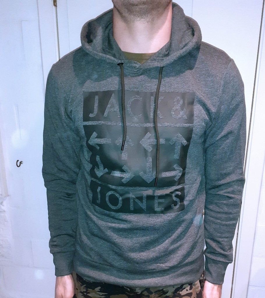 trui heren hoodie grijs Jack & Jones S, Kleding | Heren, Ophalen of Verzenden, Nieuw, Maat 46 (S) of kleiner, Grijs