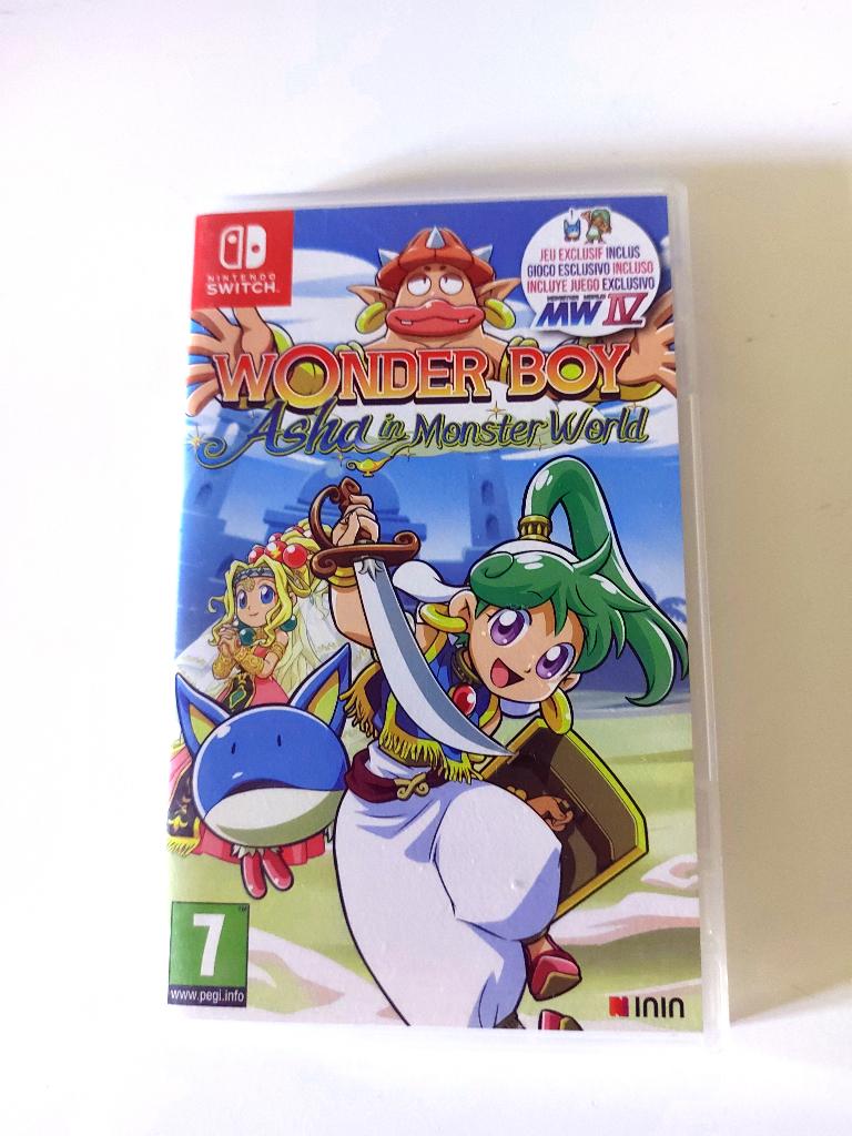 Wonder Boy Asha Nintendo Switch, 2 spelers, Ophalen of Verzenden, Zo goed als nieuw, Vanaf 3 jaar
