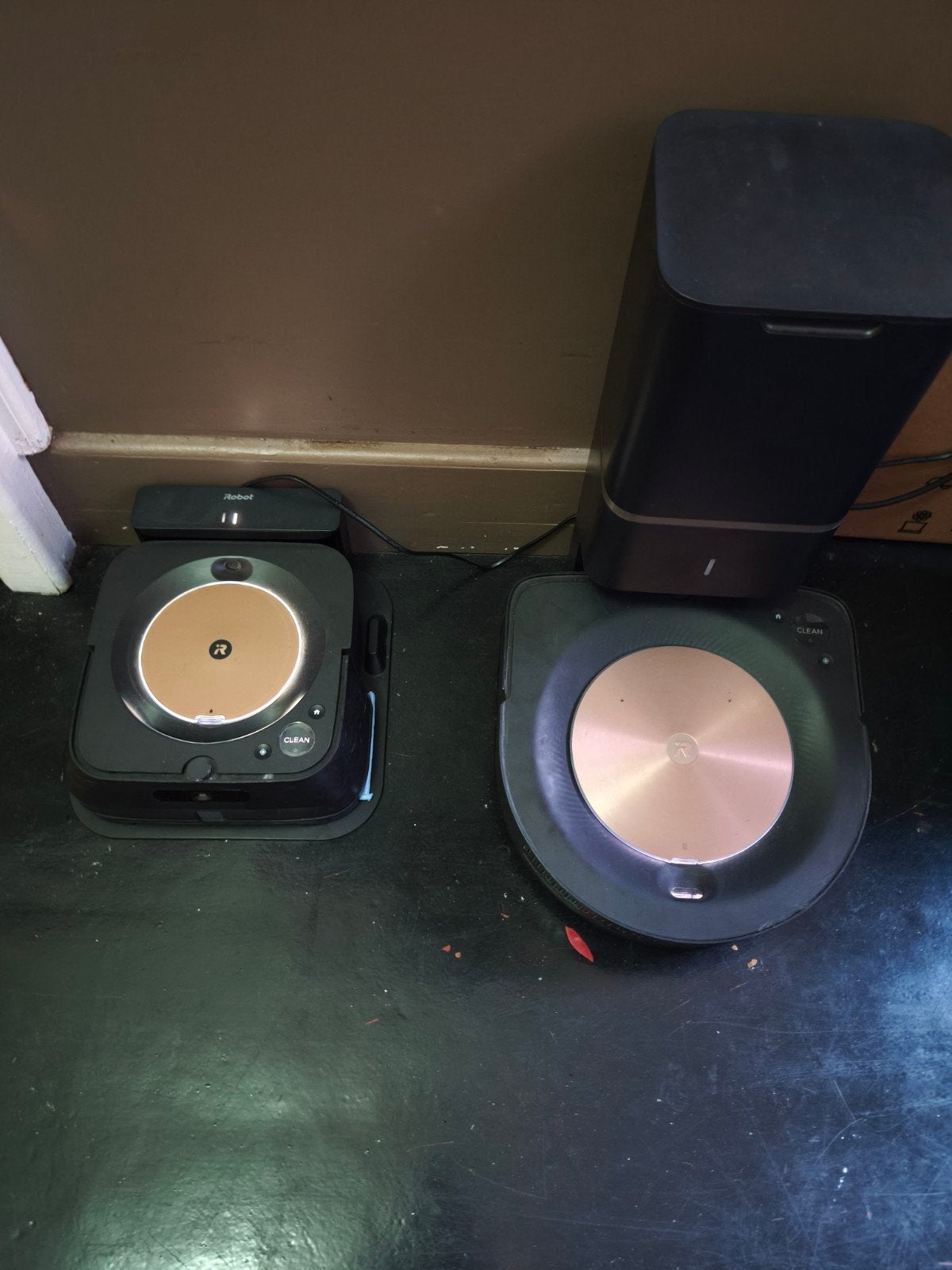 brava m6 jet et Roomba S9+, Electroménager, IRobot, Réservoir, Comme neuf, Enlèvement