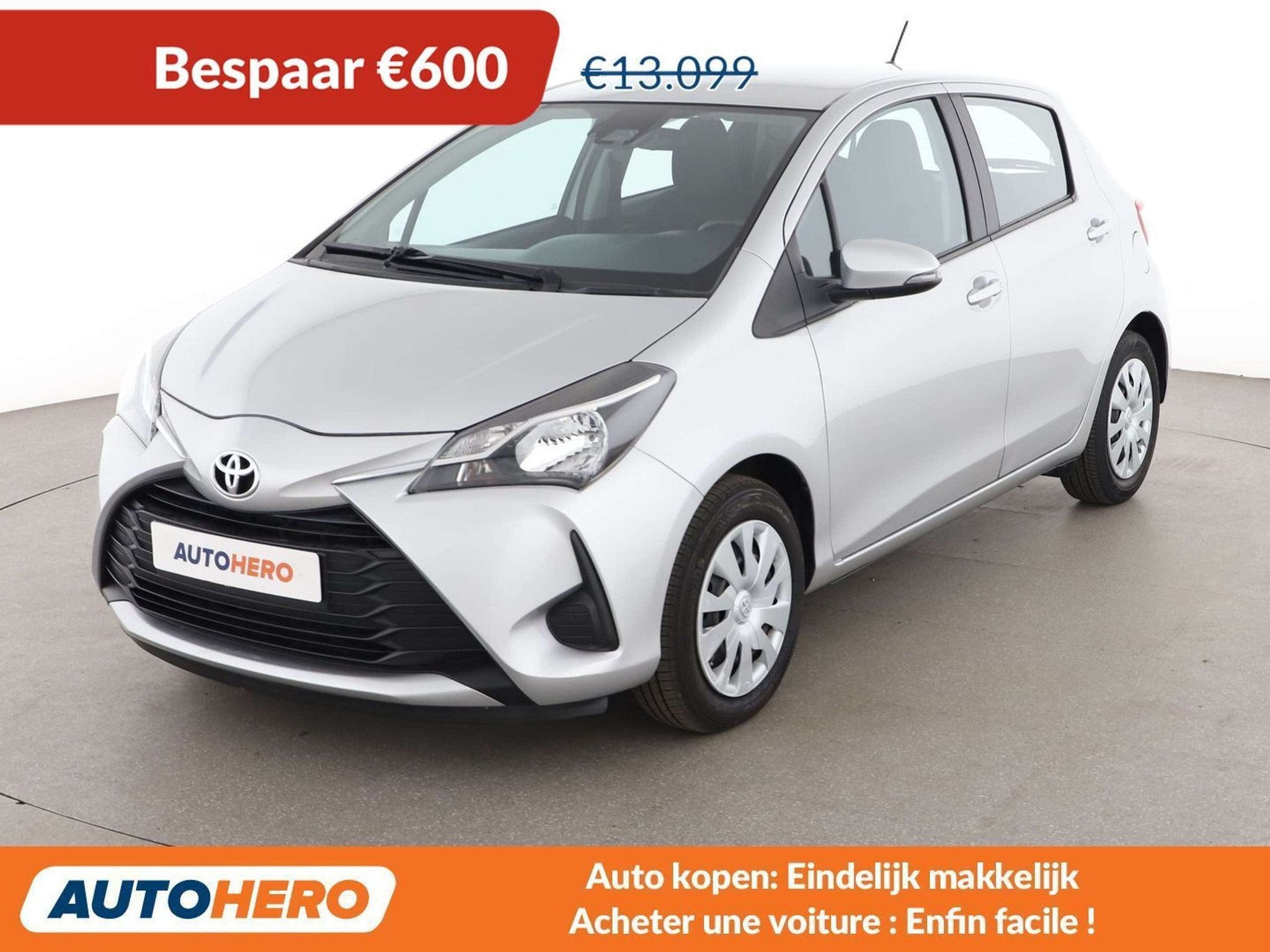 Toyota Yaris 1.5 Dual VVT-iE (année de construction 2019), Autos, Toyota, Argent ou Gris, Achat, Noir, 5 portes