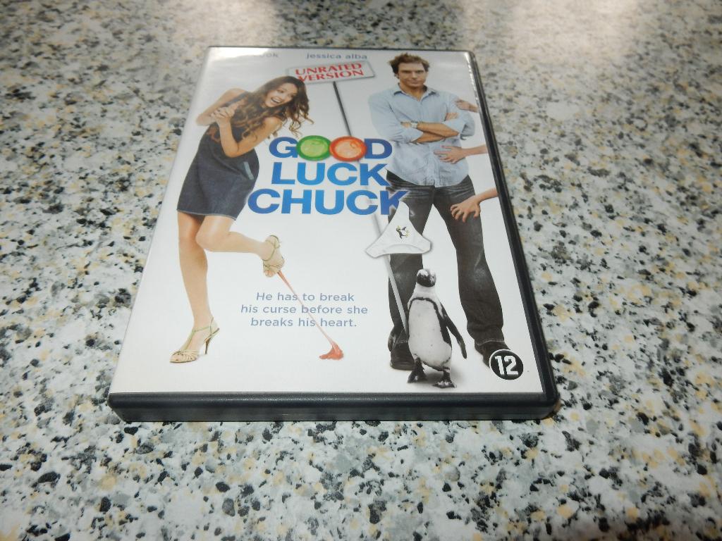 nr.1009 - Dvd: good luck chuck - komedie, Vanaf 12 jaar, Ophalen of Verzenden, Zo goed als nieuw, Romantische komedie