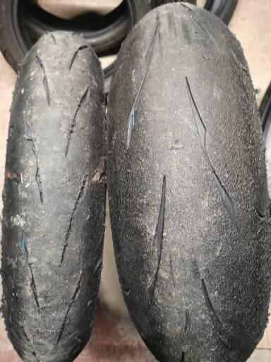 Set de Bridgestone battlax hypersport R11. 120/190, Motoren, Onderdelen | Merk-onafhankelijk, Ophalen, Gebruikt